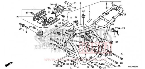 FRAME BODY CB1100NAJ de 2018